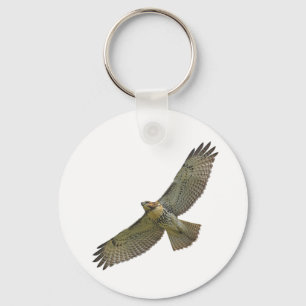röd-svan soaring Keychain Nyckelring