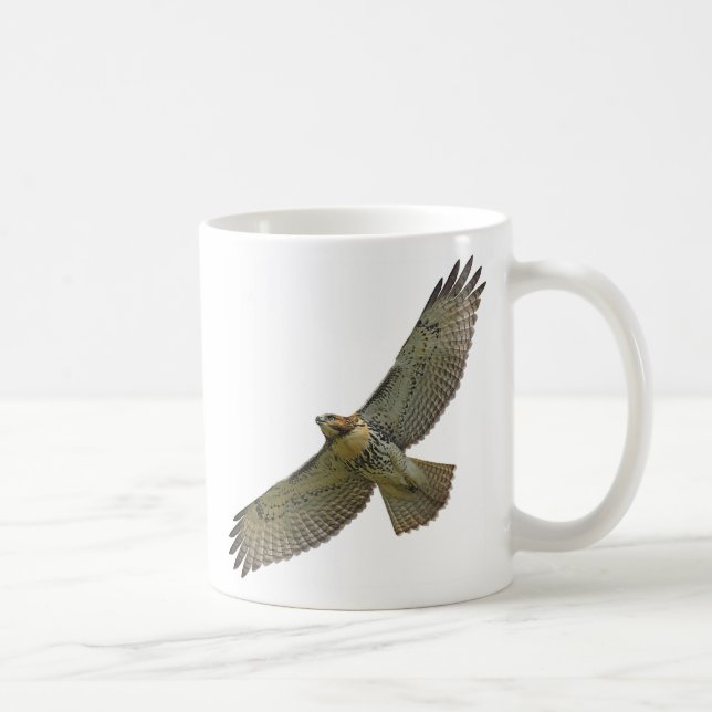 röd-svan soaring mugg (Höger)
