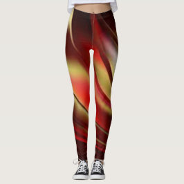 Röd Svart Brun Grön Blå Guld enkel Färg cool Leggings