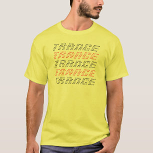 Röd/svart för text T skjorta för Trance Tröja