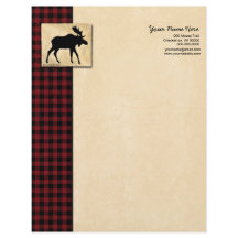 Röd svart kontroll för älg