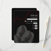 Röd svart-Mörk, rödfärgad, Spöken-Moody