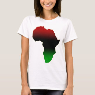 Röd, svart och grön afrikaShape Tröja