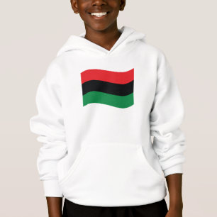 Röd, svart och Grönt Flagga Tee Shirt