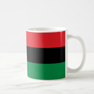 Röd svart- och gröntPanorera-Afrikan UNIA flagga Kaffemugg