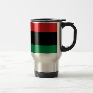 Röd svart- och gröntPanorera-Afrikan UNIA flagga Resemugg