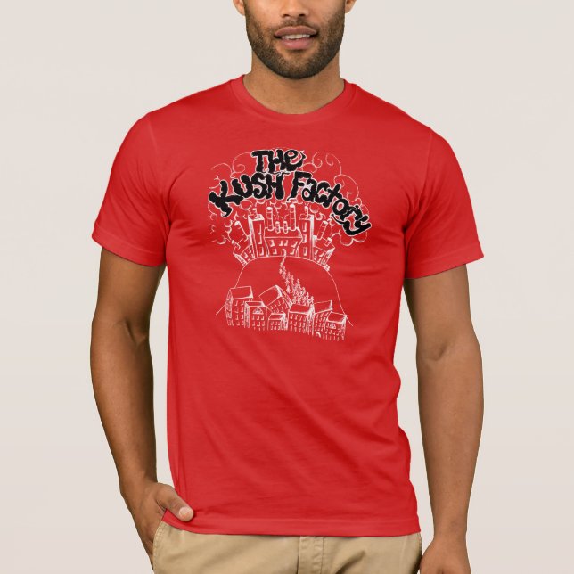 röd svart TKF T-shirt (Framsida)