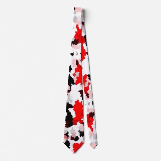 Röd svart vit kamera Abstract Design Slips (Framsida)