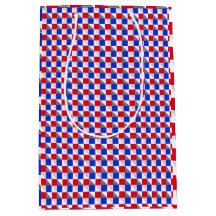 Röd svart vit och blå geometrisk mönster-estetisk