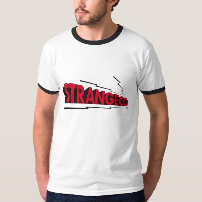 (Röd/svarten) utslagsplats för T-shirt (Framsida)
