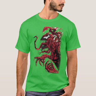 Röd symbiot rolig familj t shirt