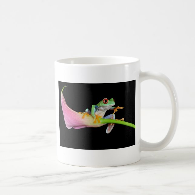 röd synad trädgroda kaffemugg (Höger)