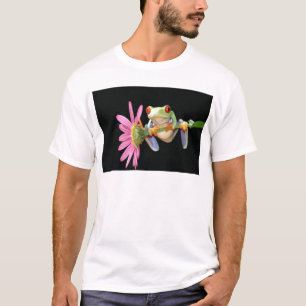 röd synad trädgroda t-shirt