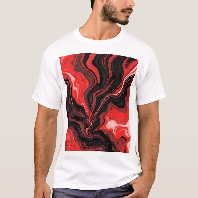 röd  t shirt (Framsida)