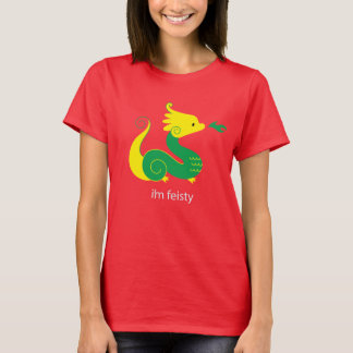 Röd-T-Shirt-året i Dragon T Shirt