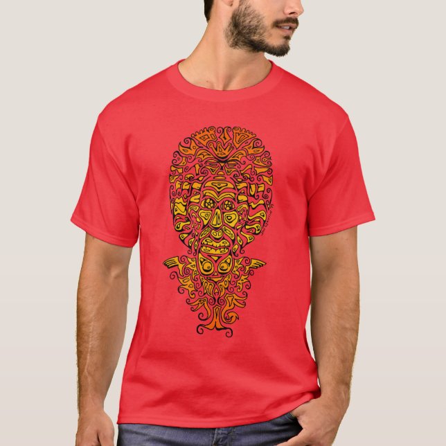Röd T-tröja T-shirt (Framsida)