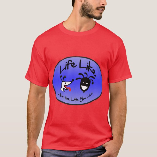 Röd T-tröja Tee (Framsida)