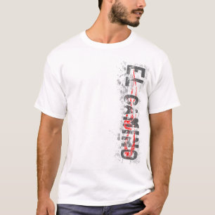 Röd T-tröja v2 för El Camino Vert Tee