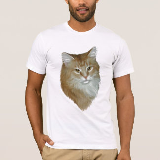 Röd TabbyMaine Coon T Shirt