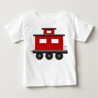 Röd tågCaboose Tröja
