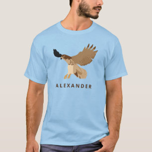 Röd-Tailed hök i flygpersonlig T Shirt