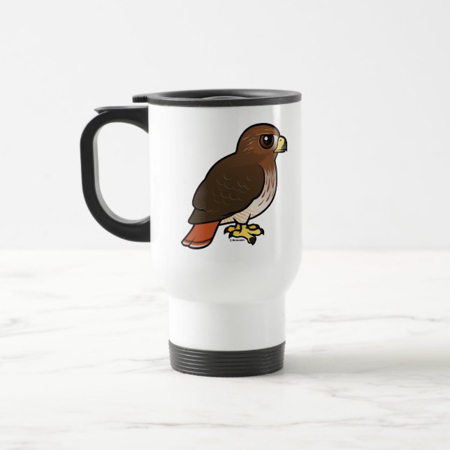 Röd-tailed hök resemugg (Vänster)