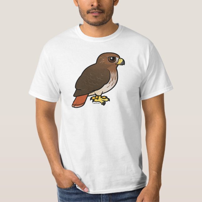 Röd-tailed hök tee shirt (Framsida)