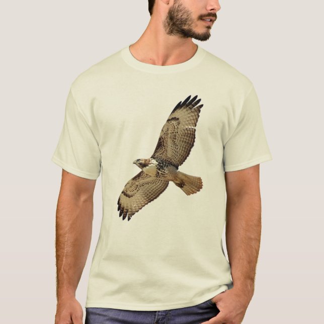 Röd Tailed hökT-tröja Tee (Framsida)