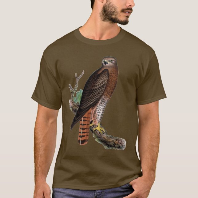 Röd-tailed svart hök tröja (Framsida)
