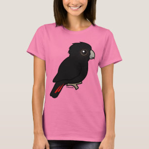 Röd-tailed svart kakadua tee