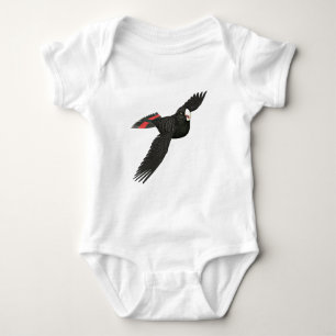 Röd Tailed svart kakadua Tee Shirt