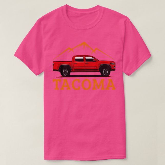Röd takoma offroad t shirt (Design framsida)