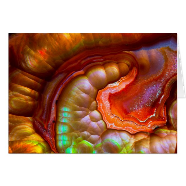 Röd tändöppning hälsningskort (Framsidan Horizontal)