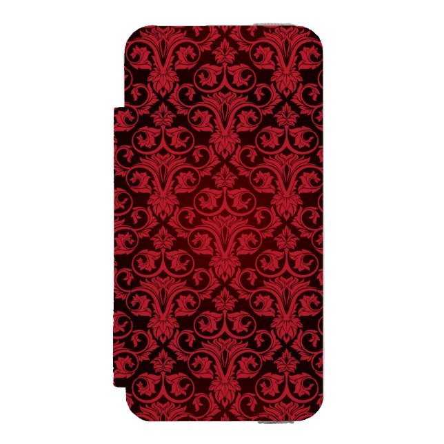 Röd tapet 2 incipio iPhone wallet skal (Folio Framsidan)