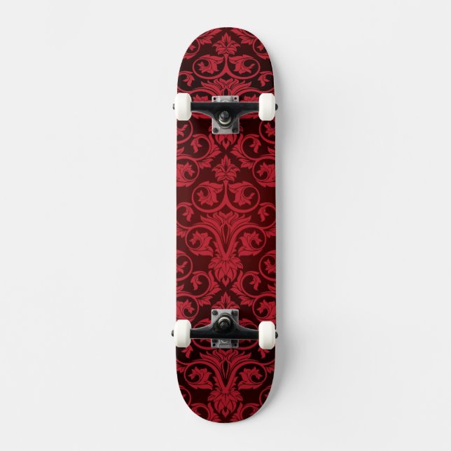 Röd tapet 2 skateboard bräda 21,5 cm (Framsida)
