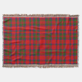 Röd Tartan-ruta Filt