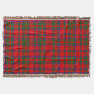 Röd Tartan-ruta Filt