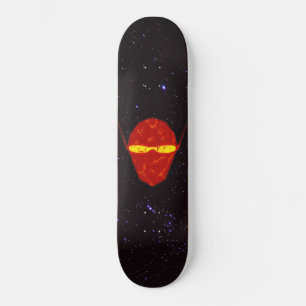 Röd: Tau Ceti Traveler Skateboard Bräda 20 Cm