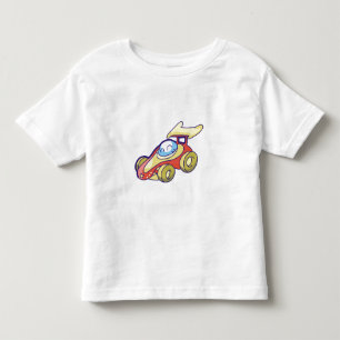 Röd tävlingbil tee