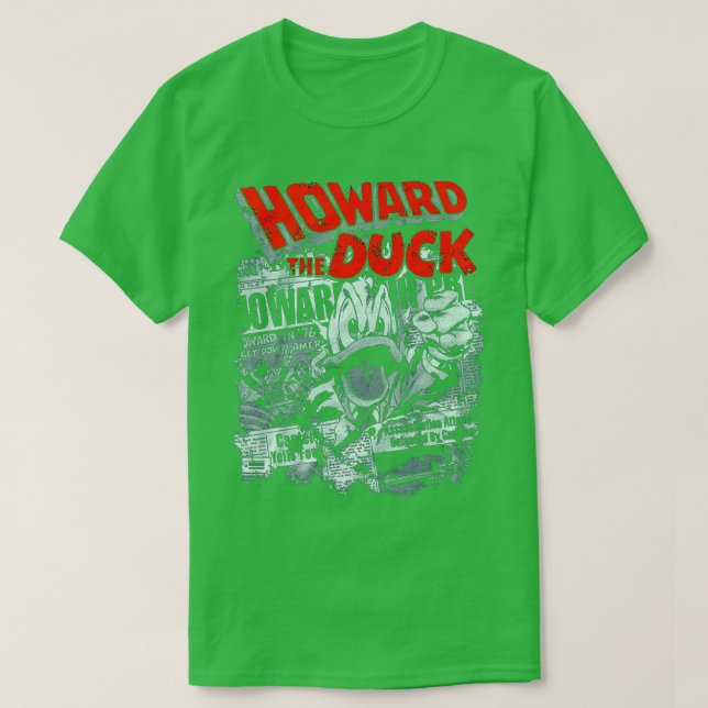 Röd text Howard är Anka-gåvan till fläkt T Shirt (Design framsida)