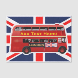 Röd Themed London buss