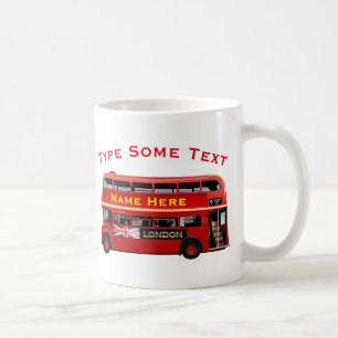 Röd Themed London buss Kaffemugg