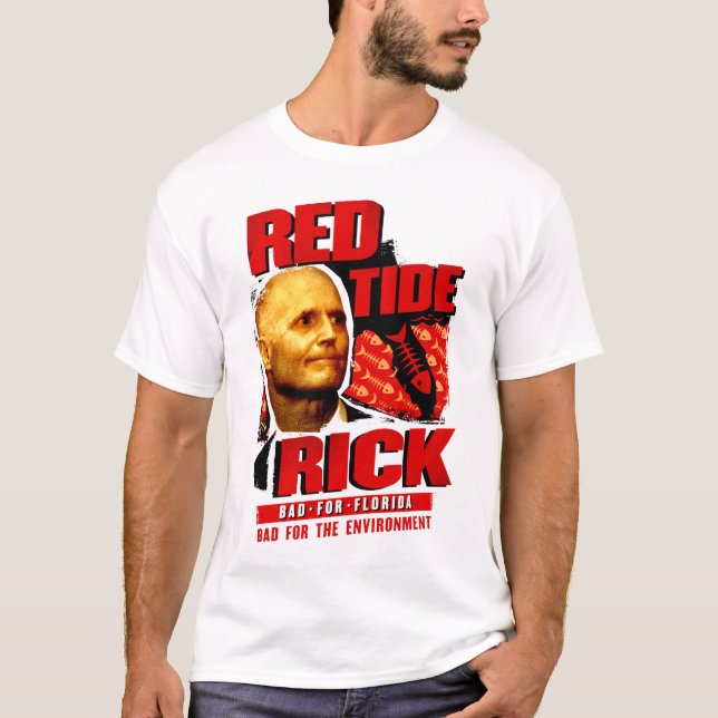 röd tidestack t shirt (Framsida)