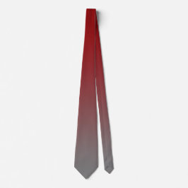 Röd till grå gradient slips elegant modern ombre