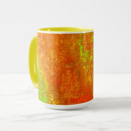 Röd till kalk med grovar och avhudad nedfläckad fä mugg