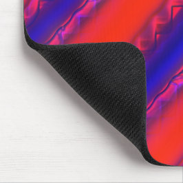 Röd till royal blå kor rand i lacy stil musmatta