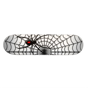 röd tillbaka spindel på webben mini skateboard bräda 18,5 cm