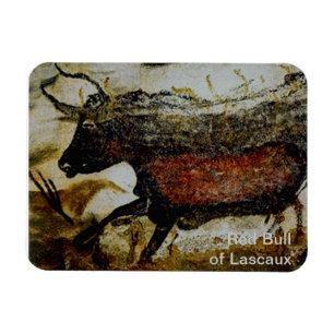 Röd tjur av Lascaux Magnet
