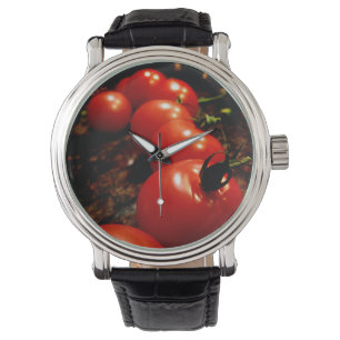 Röd tomat armbandsur