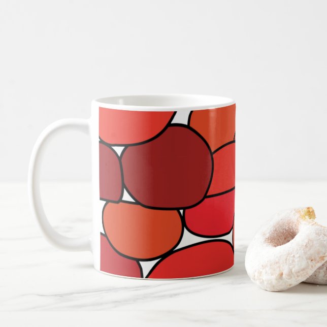 Röd tomat  kaffemugg (Med munk)